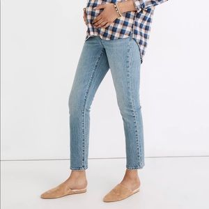NWT Madewell Maternity Over-the-Belly Perfect Vintage Jeans (Straight Leg)